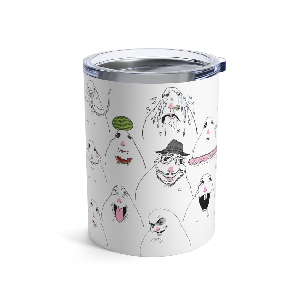 10oz VIRAL TikTok Hamster MEME Stainless Tumbler — Cute Hamster Carry-Around Drink Cup