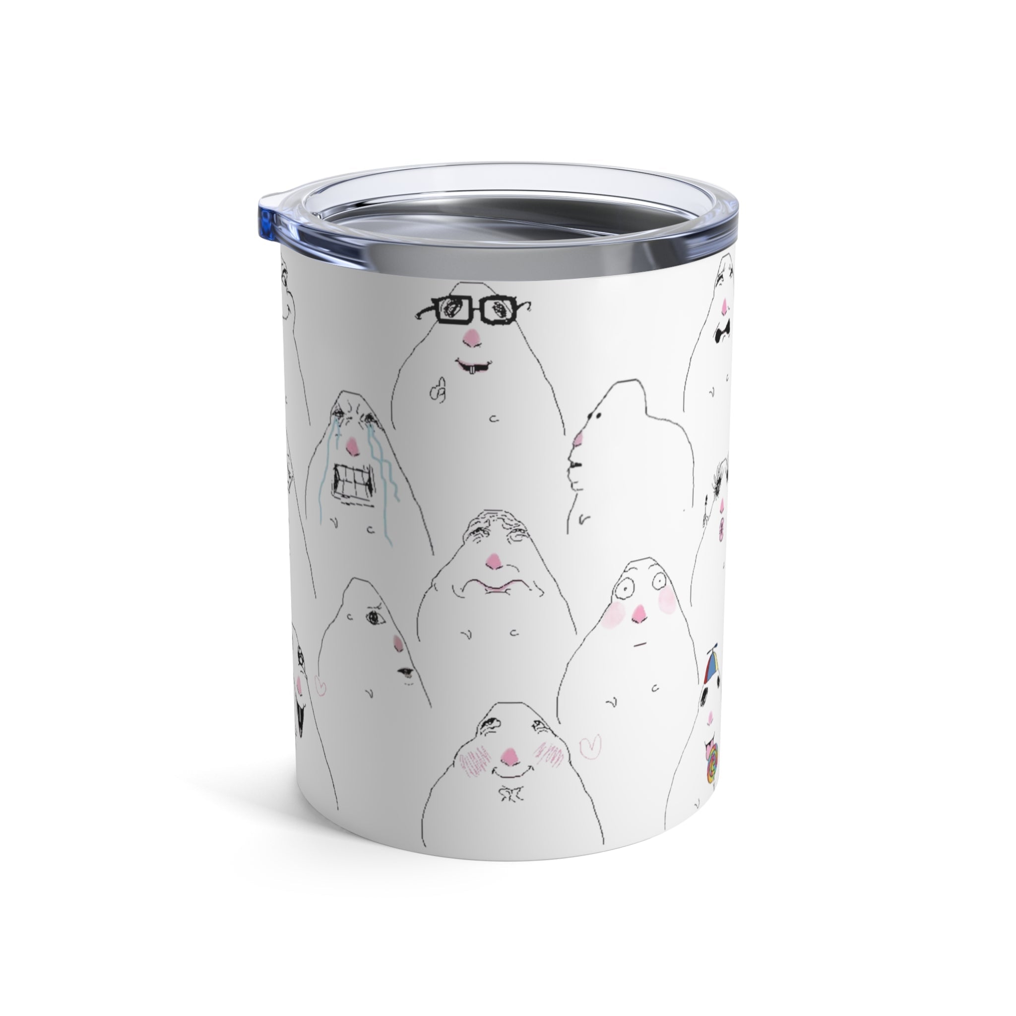 10oz VIRAL TikTok Hamster MEME Stainless Tumbler — Cute Hamster Carry-Around Drink Cup