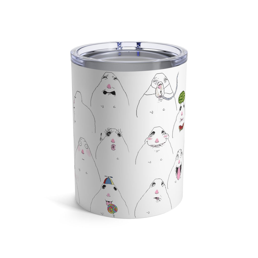 10oz VIRAL TikTok Hamster MEME Stainless Tumbler — Cute Hamster Carry-Around Drink Cup